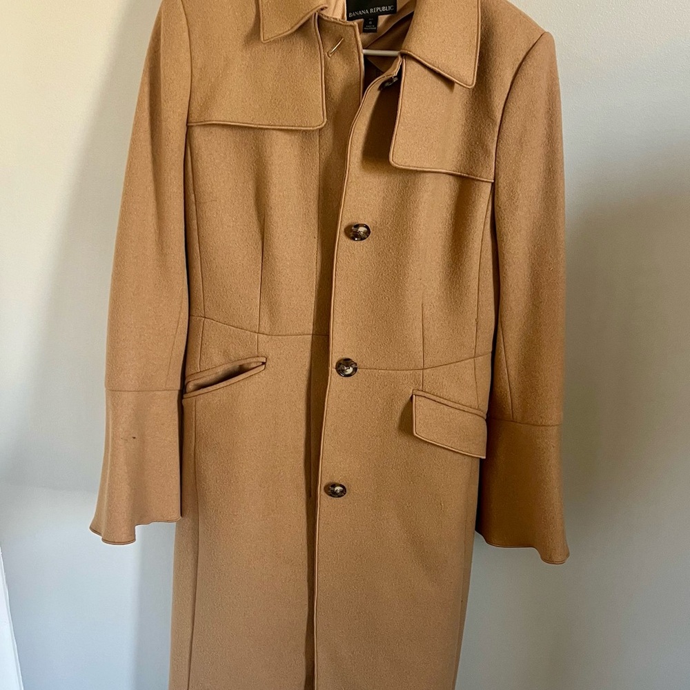 Women’s Tan Wool Coat
